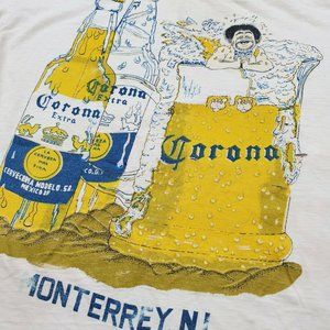 Vintage CORONA BEER Monterrey SHIRT Single Stitch